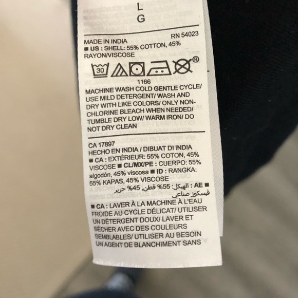 OLD Navy lace-up Black dress size L - Picture 5 of 5